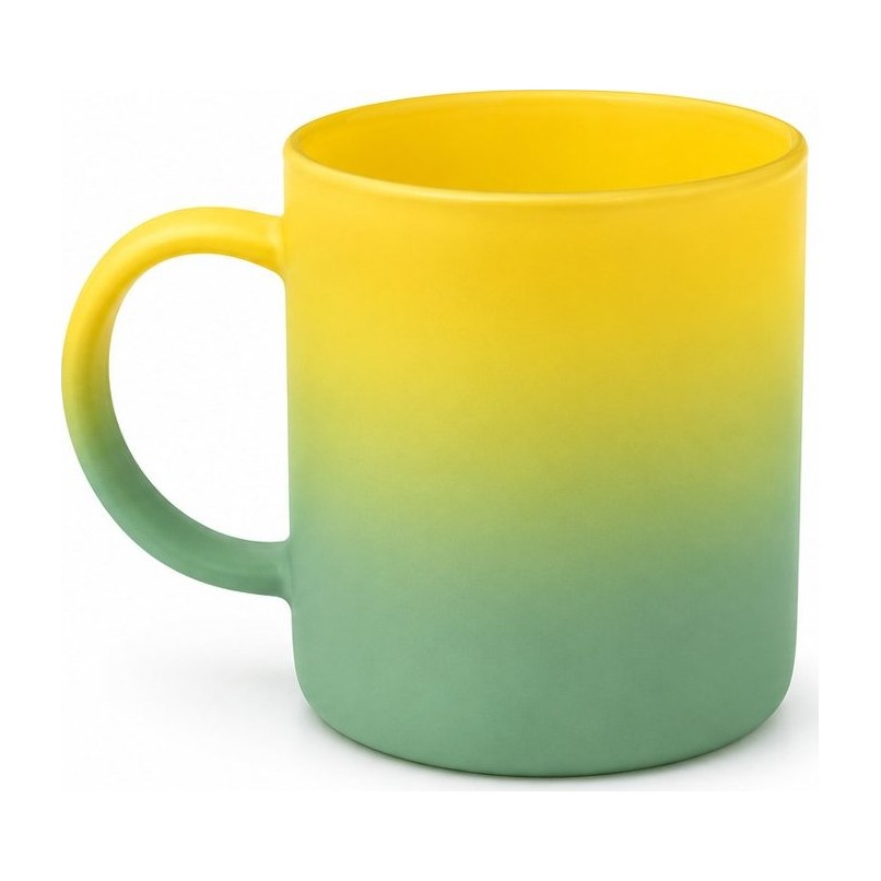 Taza de vidrio degradado 10 oz