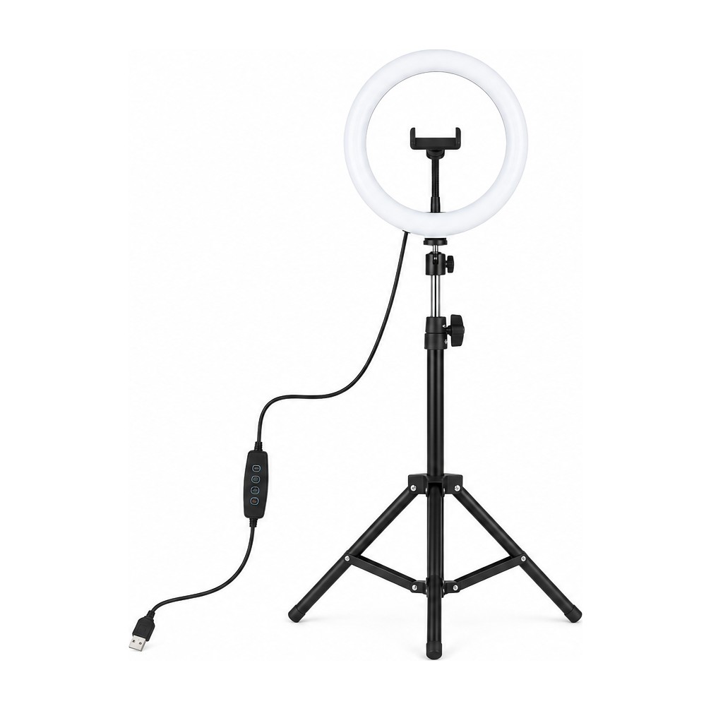 Aro de luz LED con tripié