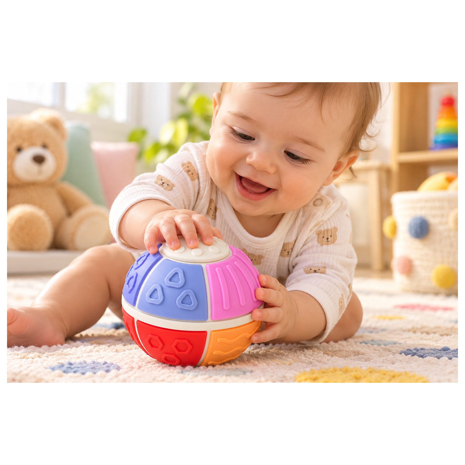 Pelota sensorial de silicón