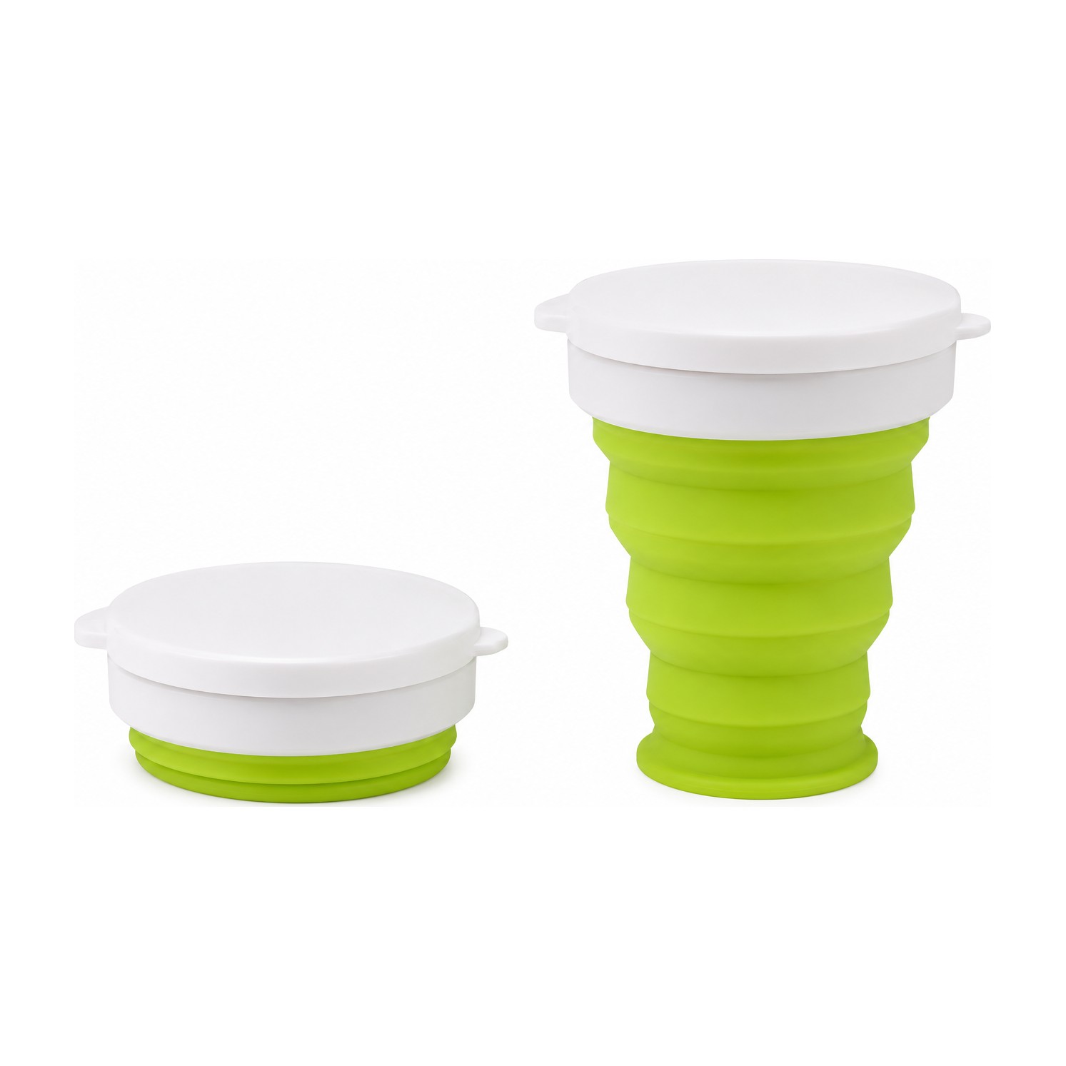 Vaso plegable de silicón